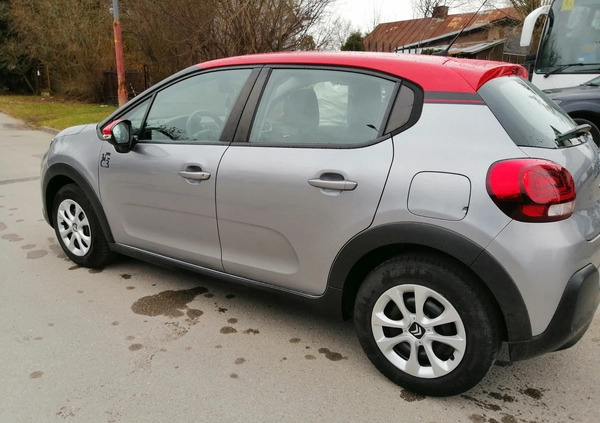 Citroen C3 cena 44500 przebieg: 68656, rok produkcji 2019 z Krasnystaw małe 352